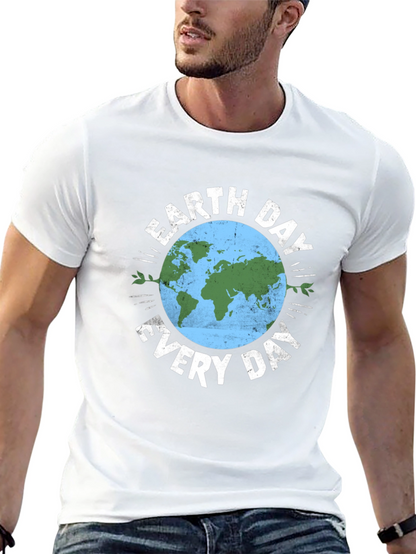 Earth Day Everyday Graphic Tee - Black