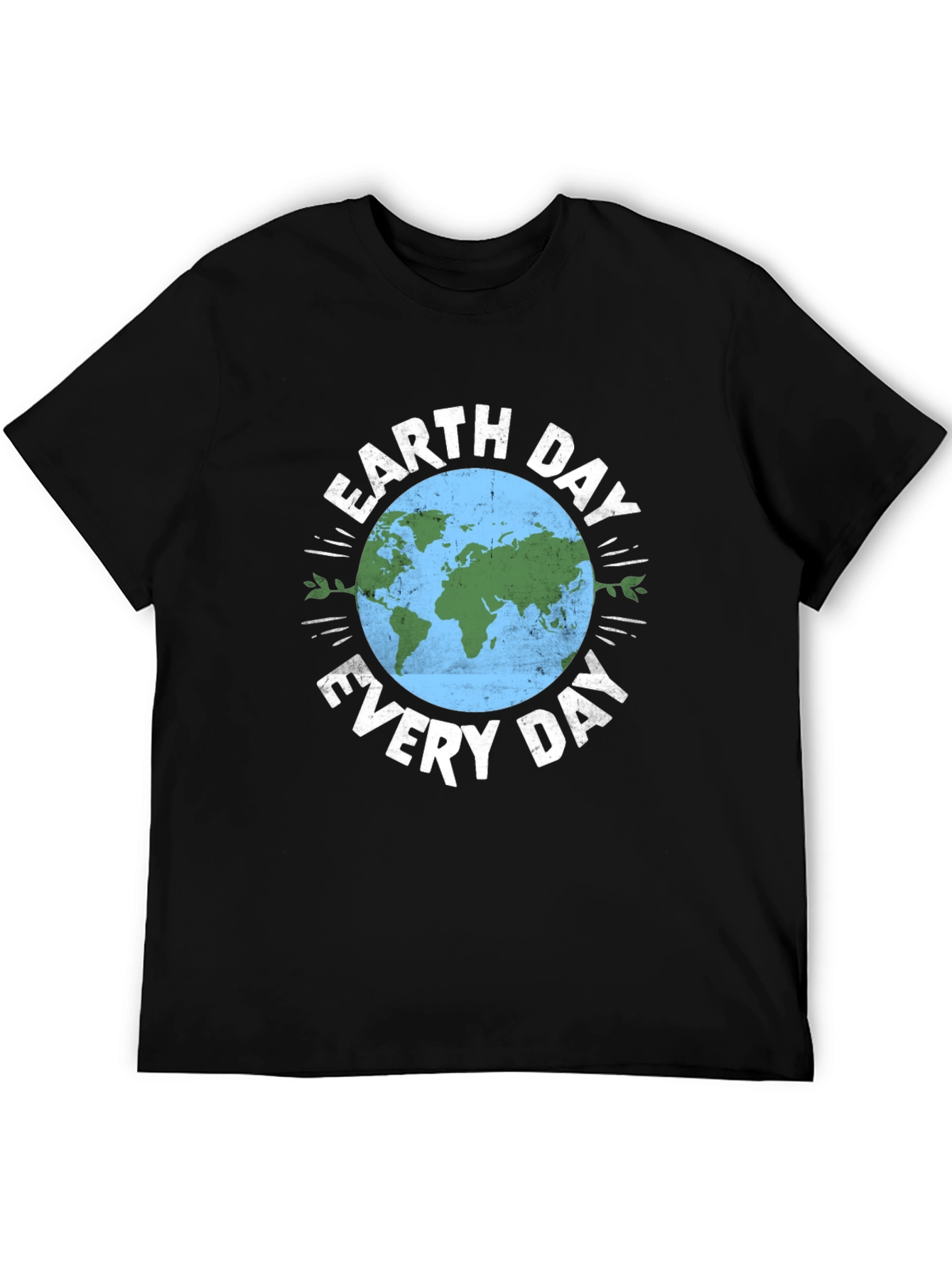 Earth Day Everyday Graphic Tee - Black