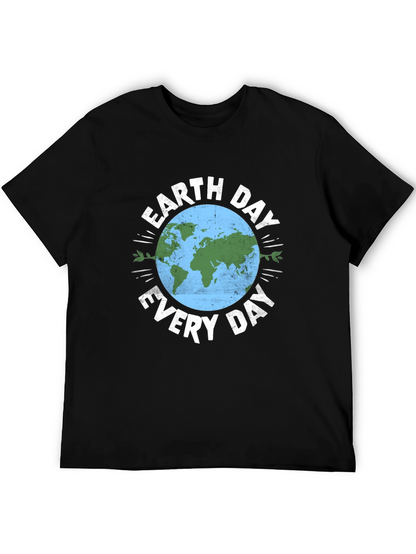 Earth Day Everyday Graphic Tee - Black