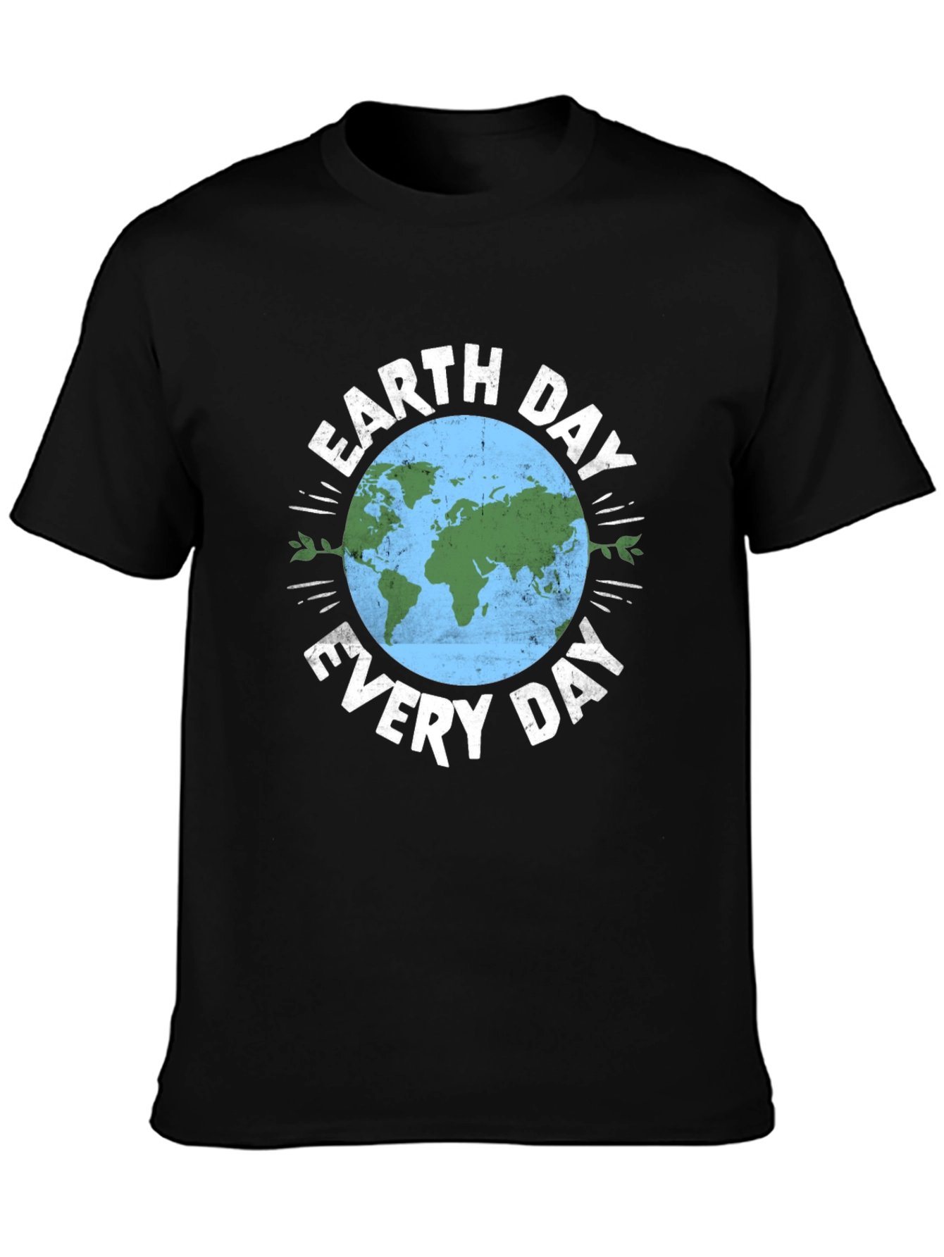 Earth Day Everyday Graphic Tee - Black