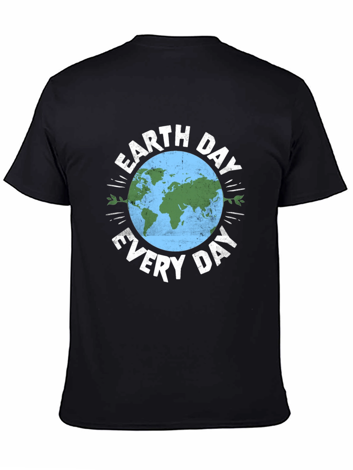 Earth Day Everyday Graphic Tee - Black