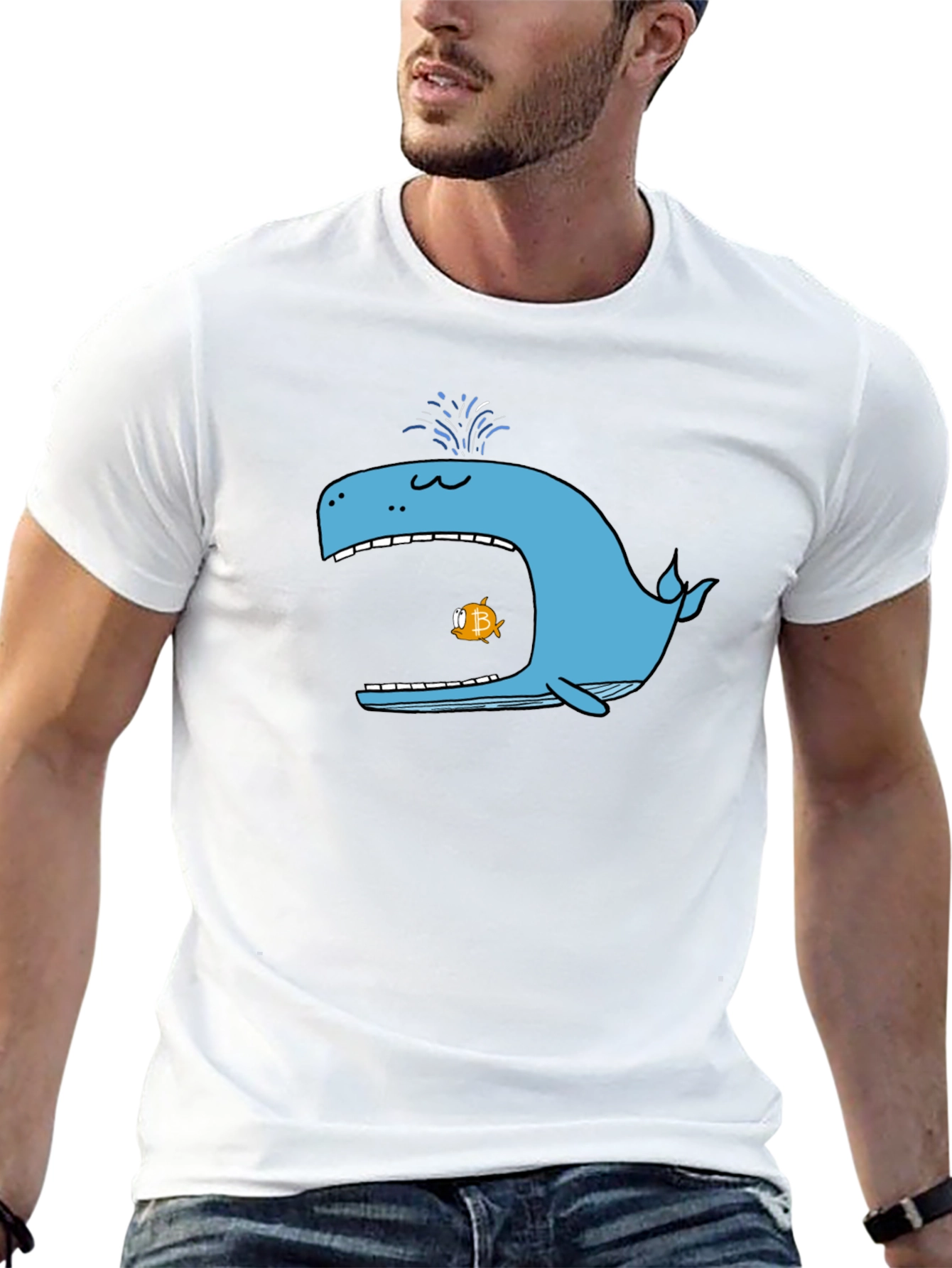 Bitcoin Whale T-Shirt - Crypto Currency Tee