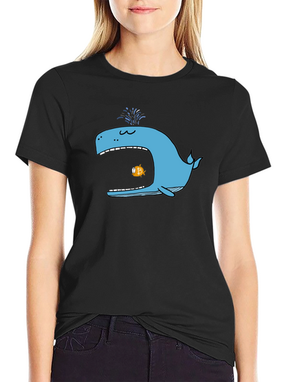 Bitcoin Whale T-Shirt - Crypto Currency Tee