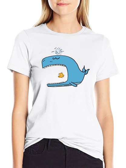 Bitcoin Whale T-Shirt - Crypto Currency Tee
