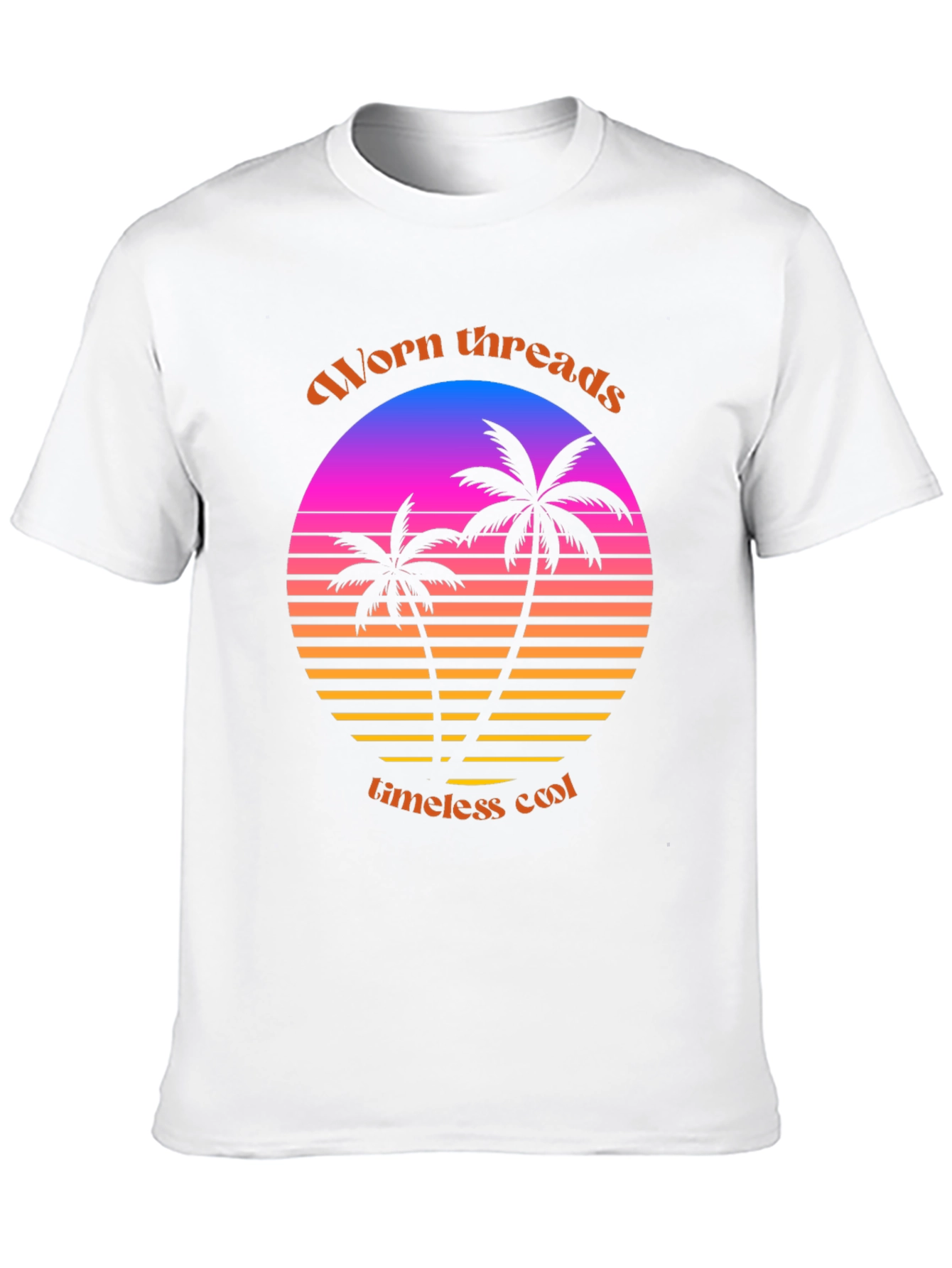 Worn Threads Retro Palm Tee