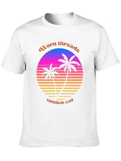 Worn Threads Retro Palm Tee