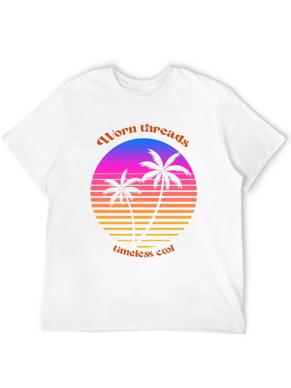 Worn Threads Retro Palm Tee