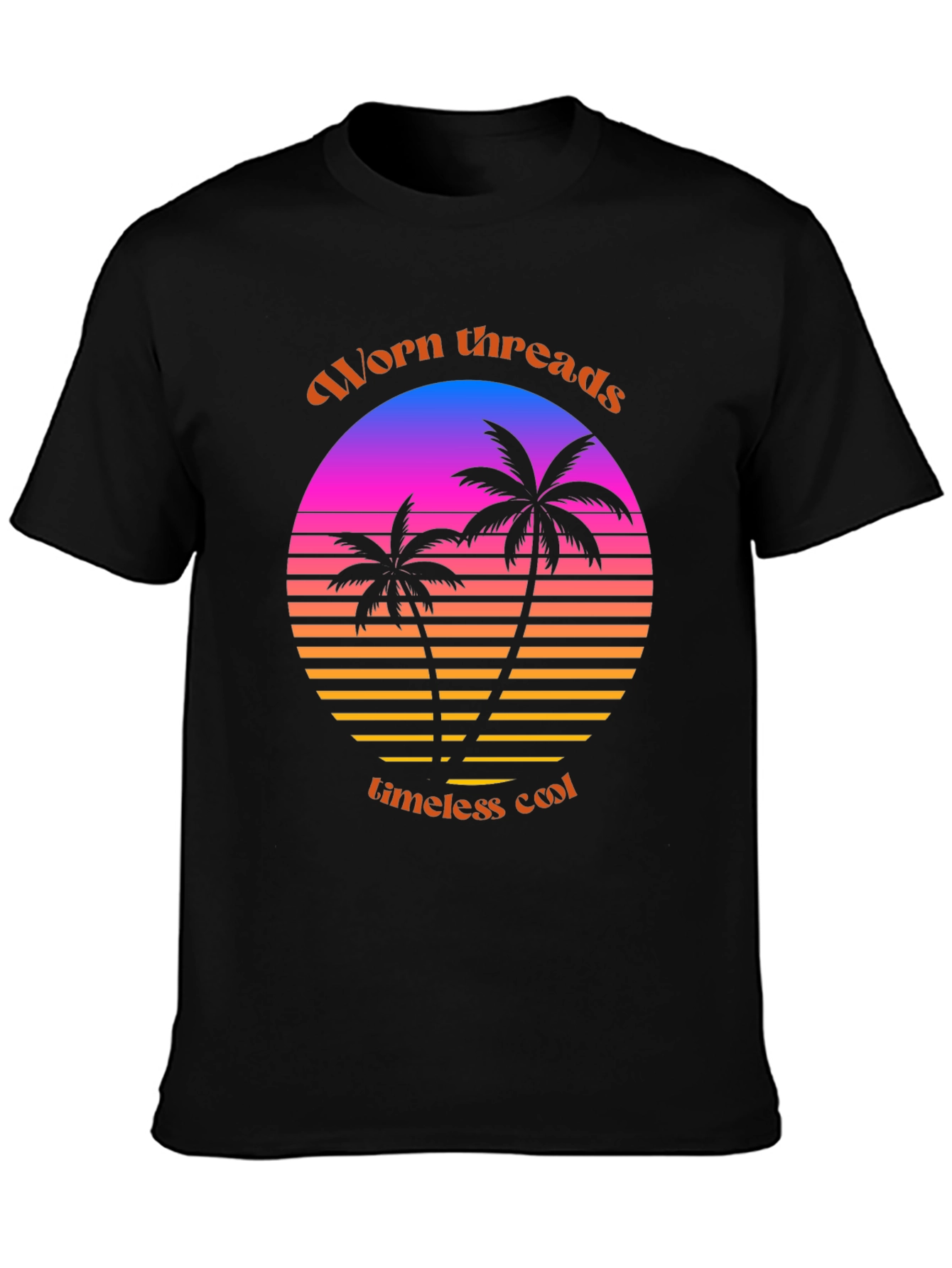 Worn Threads Retro Palm Tee