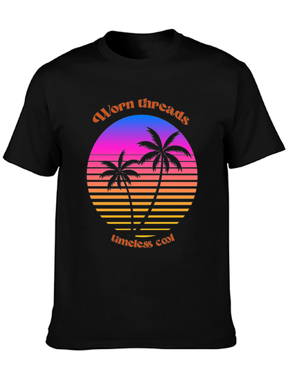 Worn Threads Retro Palm Tee